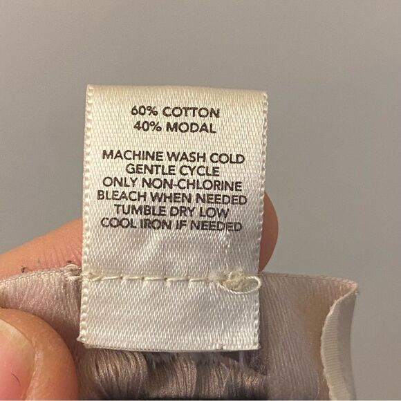 Loft black stretchy modal jersey sleeveles scoop neck ruffle comfort dress L - Picture 9 of 9